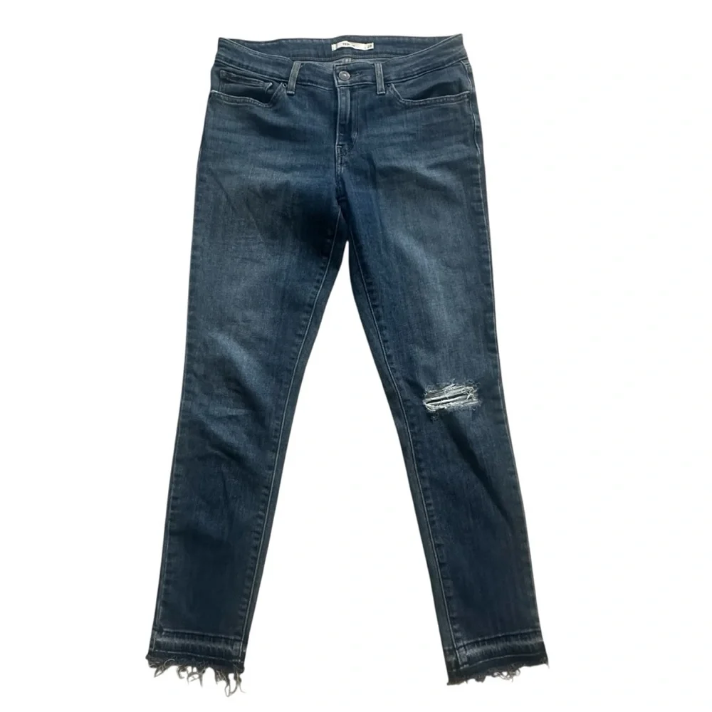 Levi’s 711 Skinny Jeans Blue Women’s Size 28 Excellent Used Condition